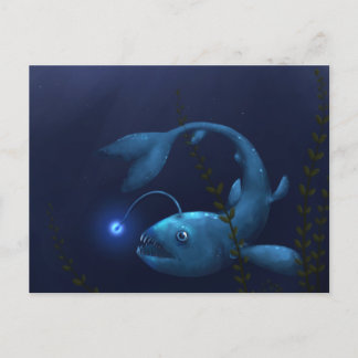 Cartão Postal Peixe-Anjo no Subsolo