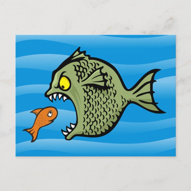Cartão Postal Peixe Bully (Frente)