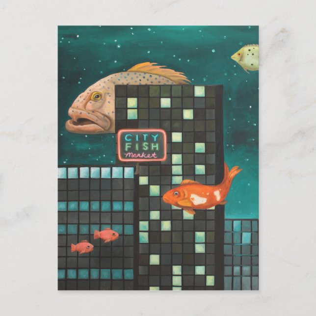 Cartão Postal Peixe Cidade (Frente)