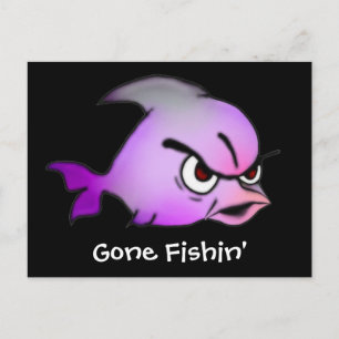 Cartão Postal Peixe mau