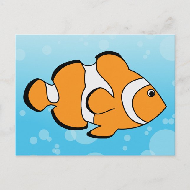 Cartão Postal Peixe-palhaço (Frente)