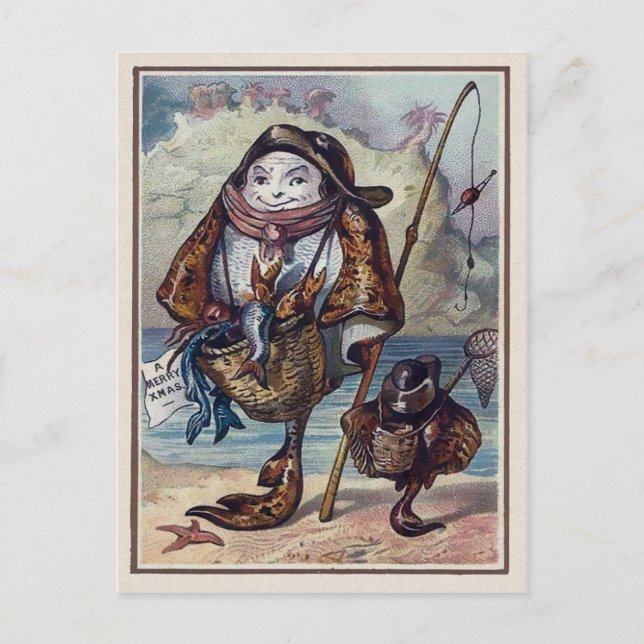 Cartão Postal Peixe Vitoriano Antigo (Frente)