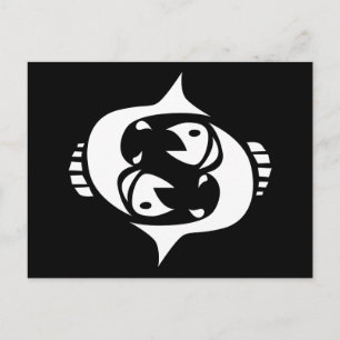 Cartão Postal peixes