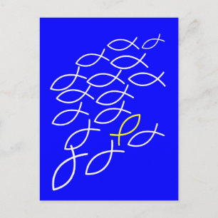 Cartão Postal Peixes