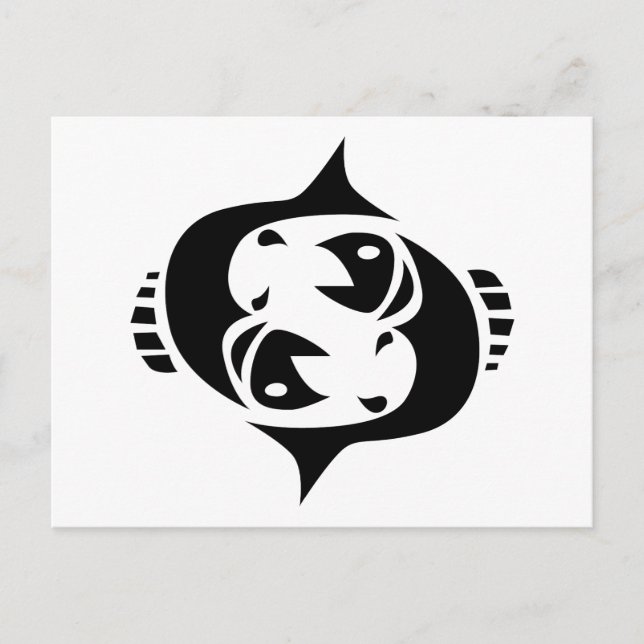 Cartão Postal peixes (Frente)