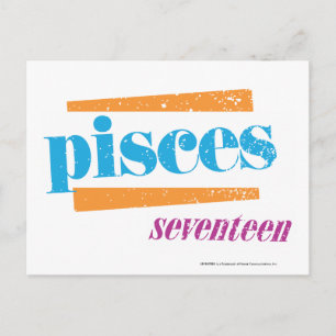Cartão Postal Peixes Aqua
