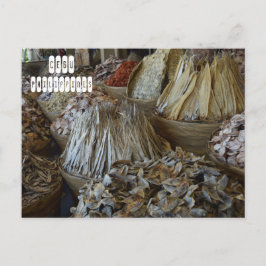 Cartão Postal Peixes Secos em Cebu