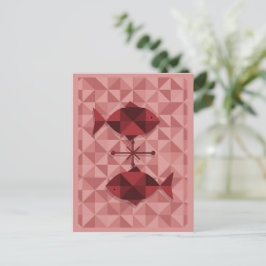 Cartão Postal Peixes - Sinal Zodiac