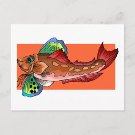 Cartão Postal Peixes Tropicais 1 Peixes Legal Populares