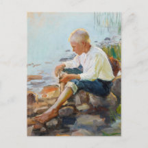 Pekka Halonen, Menino na costa CC0741 Finlândia