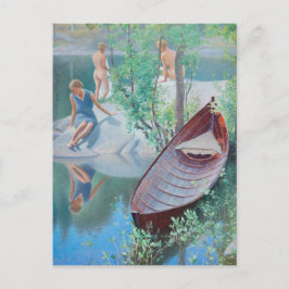 Cartão Postal Pekka Halonen Summer idyll Kesäidylliä