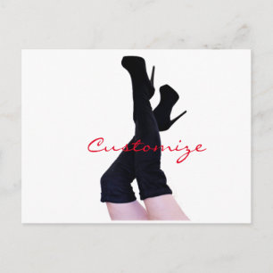 Cartão Postal Pele Preta Boot Thunder_Cove