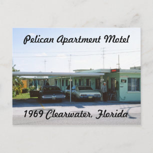 Cartão postal Pelican Apartamento Motel Florida