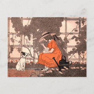 Cartão Postal Pelo Muro do Jardim