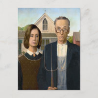 Pelosi e Schumer American Gothic