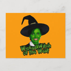 Cartão Postal Pelosi Wicked Witch do Oeste