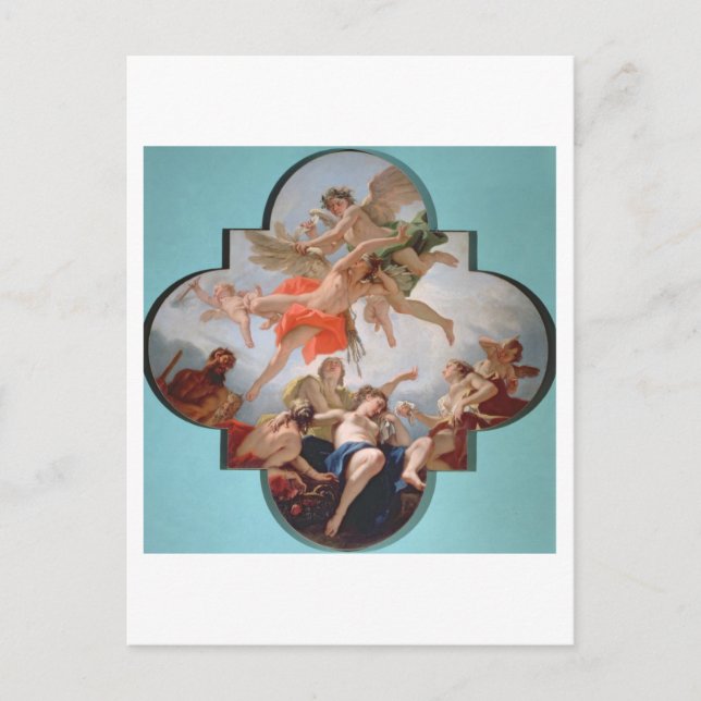 Cartão Postal Pena de Cupido (óleo na canvas) (Frente)