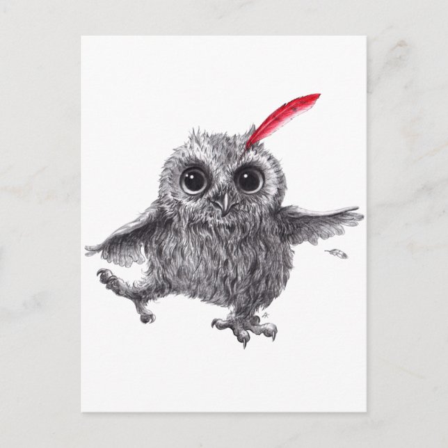 Cartão Postal Pena Vermelha - O Chefe (Frente)