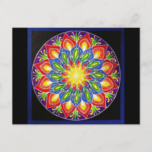 Cartão Postal Penas de um pássaro tropical (cartão postal)