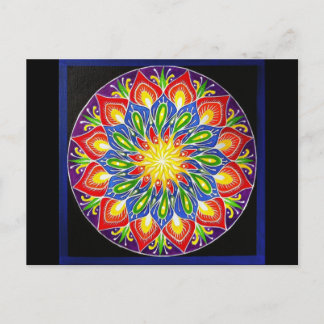 Cartão Postal Penas de um pássaro tropical (cartão postal)