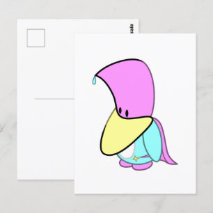 Cartão Postal PengWizard