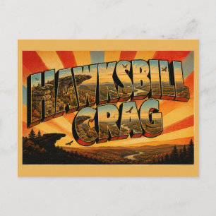 Cartão Postal Penhasco Hawksbill Arkansas Saliência de Arenito A