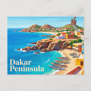 Cartão Postal Península de Dakar Senegal