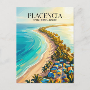 Cartão Postal Península de Placencia Belize