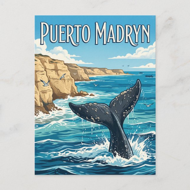 Cartão Postal Península Valdés (Frente)