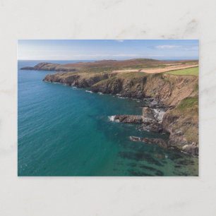 Cartão Postal Penlledwen e Penmaen Dewi Wales