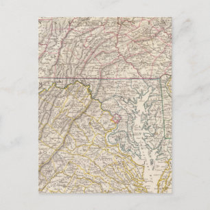 Cartão Postal Penn, NJ, Md, Dela, DC, Virgínia