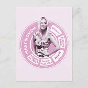 Cartão Postal Penny Blossom Info Graphic