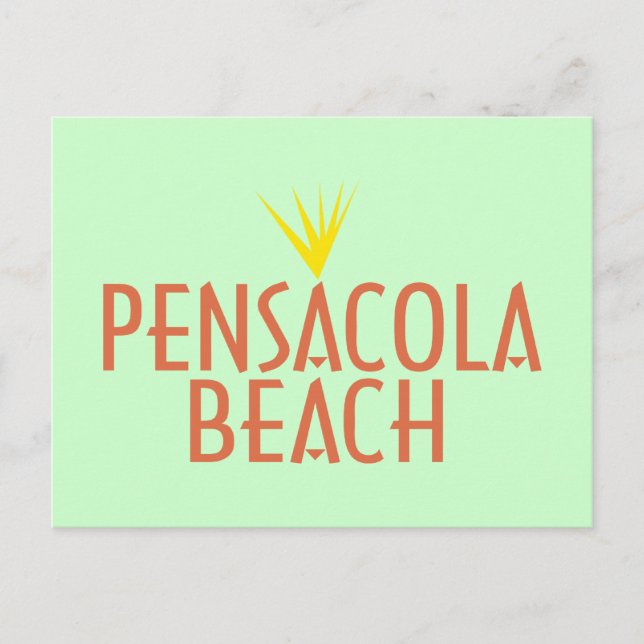 Cartão Postal Pensacola Beach (Frente)