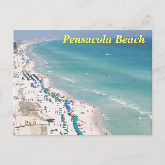Cartão postal Pensacola Beach (Frente)