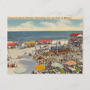 Cartão Postal Pensacola Beach, Florida, Golfo do México