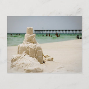 Cartão Postal Pensacola Beach Sandcastle