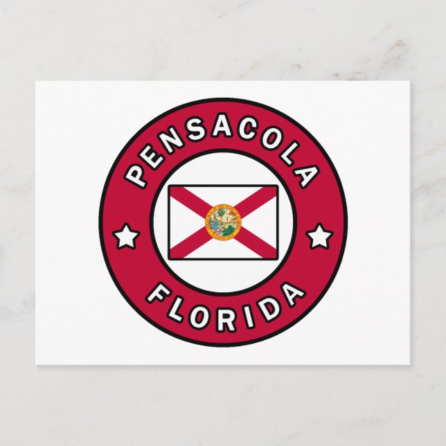 Cartão Postal Pensacola Florida (Frente)