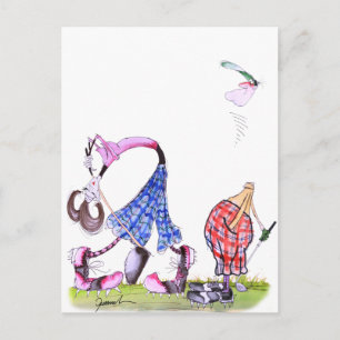 Cartão Postal pensamento desejado - golfe, tony fernandes