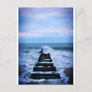 Cartão Postal Pensamento na praia