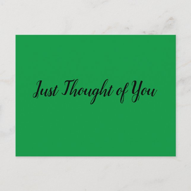 Cartão postal - Pensamento: Vamos nos conectar em  (Frente)