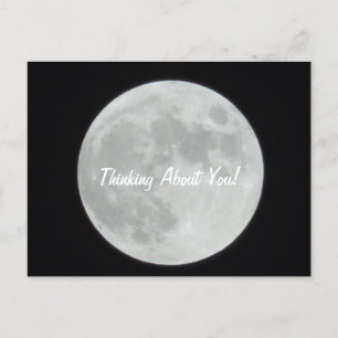 Cartão Postal Pensando Em Sua Lua Cheia