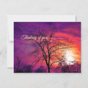 Cartão Postal pensando em você