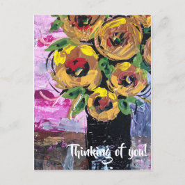 Cartão Postal Pensando em você