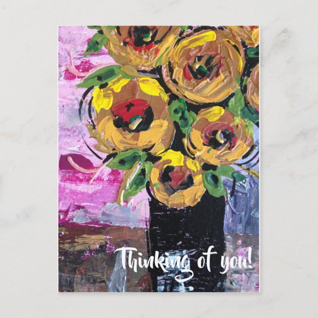 Cartão Postal Pensando em você (Frente)