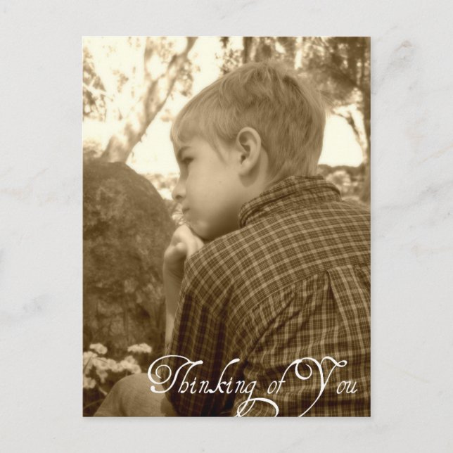 Cartão Postal Pensando em você (Frente)