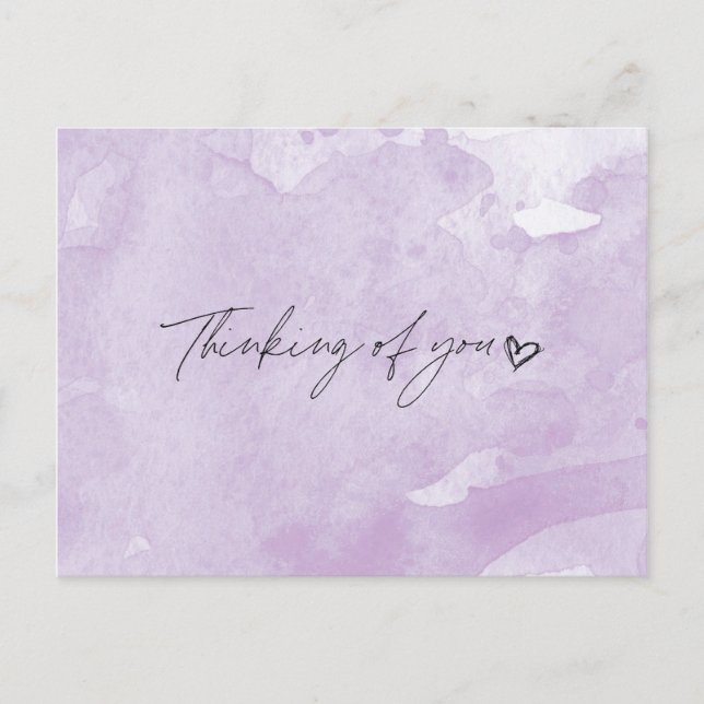 Cartão Postal Pensando em você (Frente)