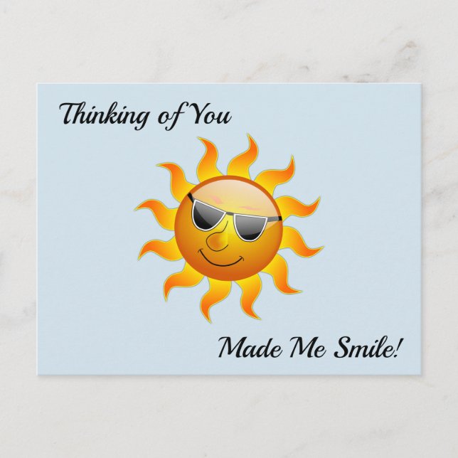 Cartão Postal Pensando em você (Frente)
