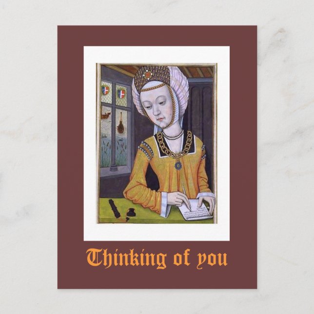Cartão Postal Pensando em você (Frente)