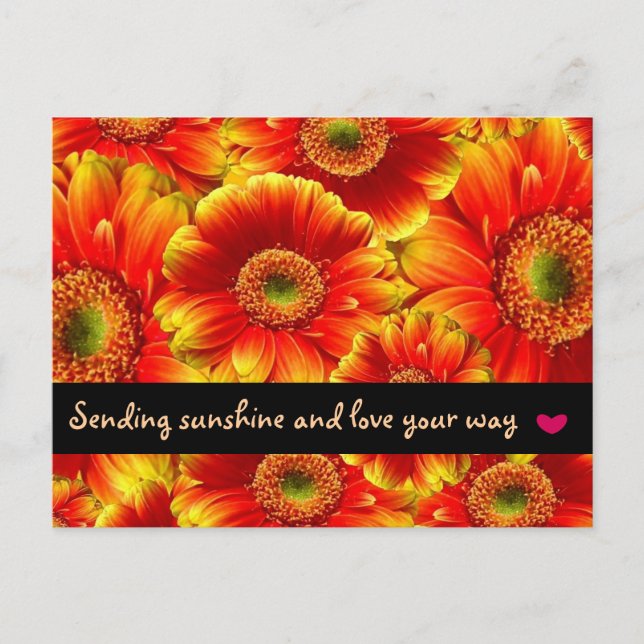 Cartão Postal Pensando em você (Frente)