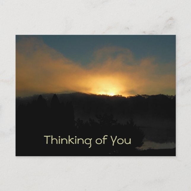 Cartão Postal Pensando em você (Frente)